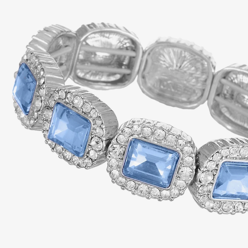 Monet Jewelry Womens Glass Stretch Bracelet