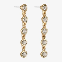 Liz Claiborne Womens Glass Hypoallergenic Drop Earrings