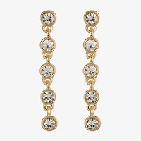 Liz Claiborne Womens Glass Hypoallergenic Drop Earrings
