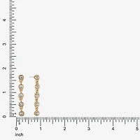 Liz Claiborne Womens Glass Hypoallergenic Drop Earrings
