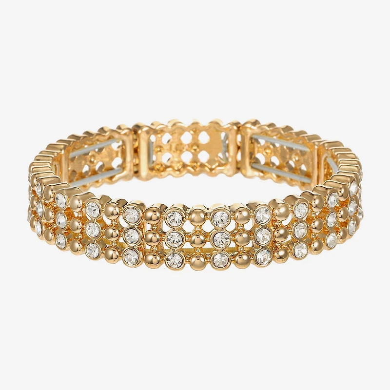 Liz Claiborne Womens Glass Stretch Bracelet