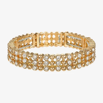 Liz Claiborne Womens Glass Stretch Bracelet