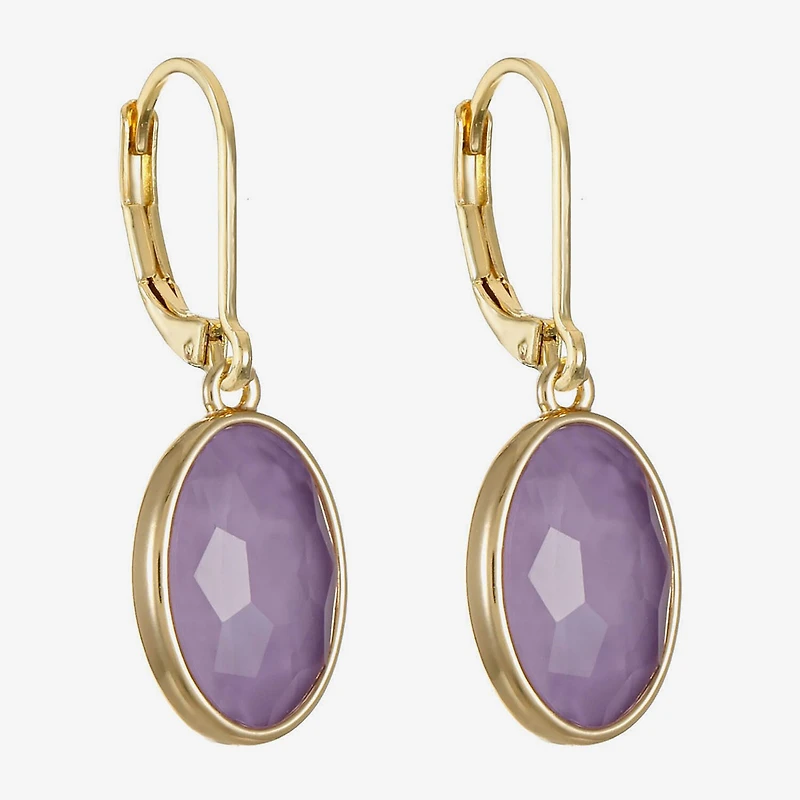 Monet Jewelry Womens Glass Drop Earrings