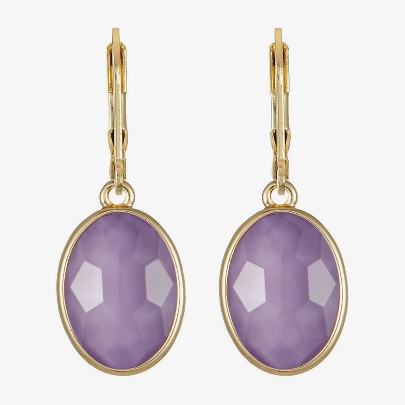 Monet Jewelry Womens Glass Drop Earrings
