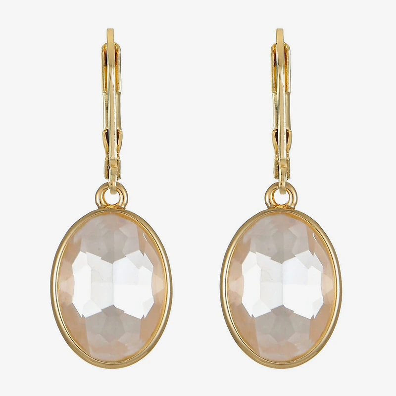 Monet Jewelry Womens Glass Drop Earrings