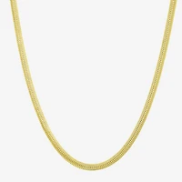 Womens 14K Gold 18 Inch Snake Chain Necklace