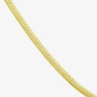 Womens 14K Gold 18 Inch Snake Chain Necklace