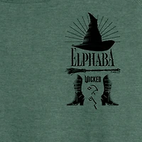 Wicked Elphaba Womens Round Neck Long Sleeve Regular Fit Graphic T-Shirt