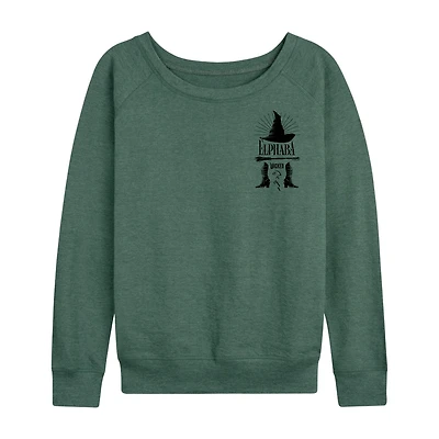 Wicked Elphaba Womens Round Neck Long Sleeve Regular Fit Graphic T-Shirt