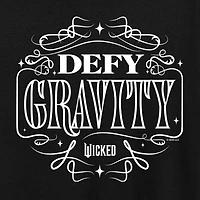 Defy Gravity Womens Crew Neck Short Sleeve Regular Fit Wicked Graphic T-Shirt