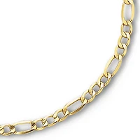 10K Yellow Gold 20" Hollow Figaro Chain