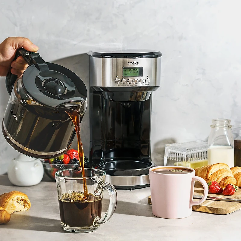 Cooks 12-Cup Programmable Coffee Maker