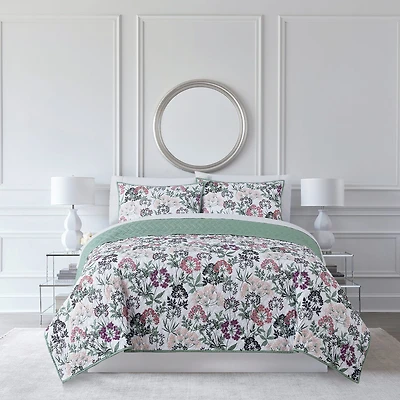 Home Expressions Avery Floral Quilt Set