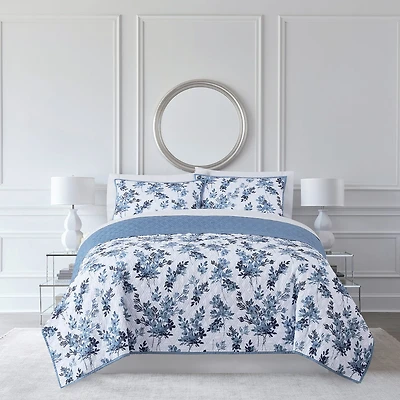 Home Expressions Madeline Floral Quilt Set