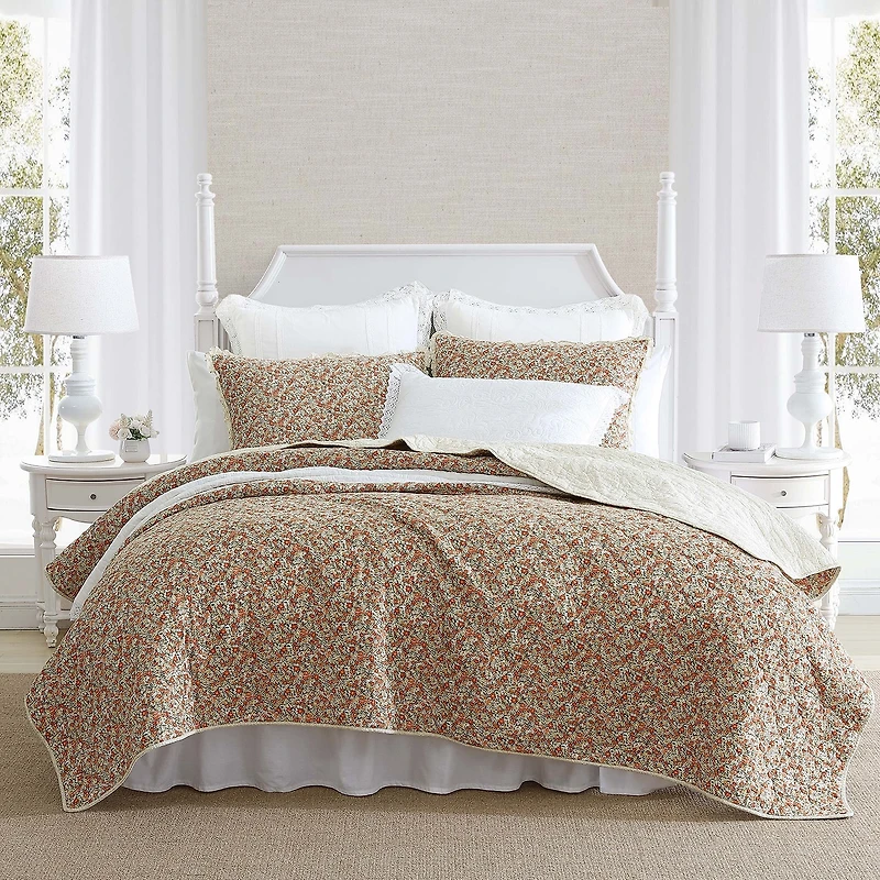 Laura Ashley Loveston Reversible REVERSIBLE Quilt Set