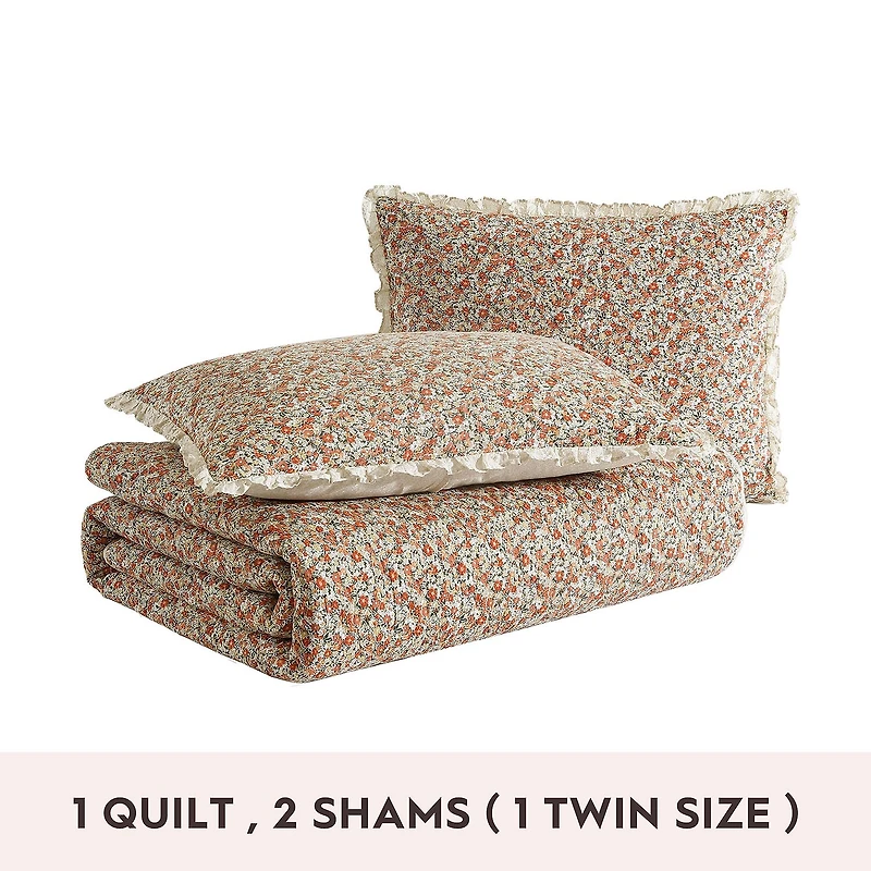 Laura Ashley Loveston Reversible REVERSIBLE Quilt Set