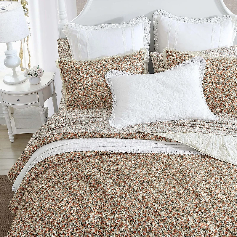 Laura Ashley Loveston Reversible REVERSIBLE Quilt Set