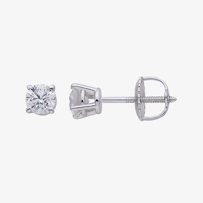 Premier Collection 1/2 CT. T.W. Round Natural Diamond Stud Earrings