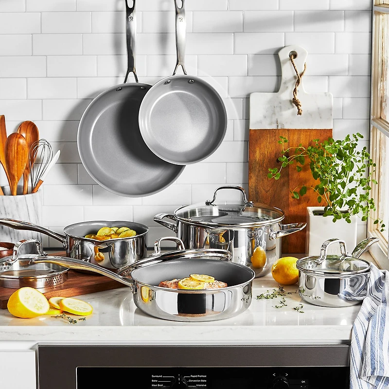 Henckels Stainless Steel 10-pc. Cookware Set