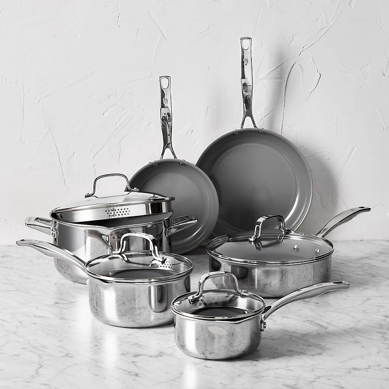 Henckels Stainless Steel 10-pc. Cookware Set