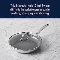 Henckels Stainless Steel 10" Frying Pan with Lid