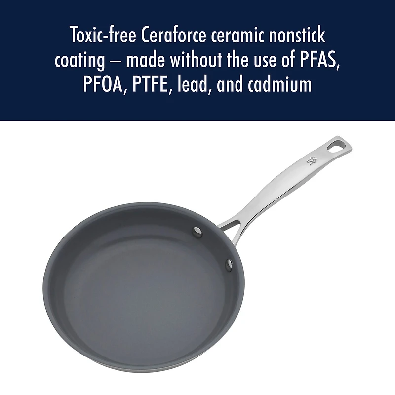 Henckels Stainless Steel 2-pc. Frying Pan Set