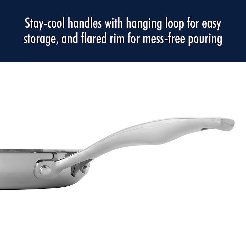 Henckels Stainless Steel 2-pc. Frying Pan Set
