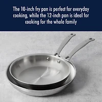 Henckels Stainless Steel 2-pc. Frying Pan Set
