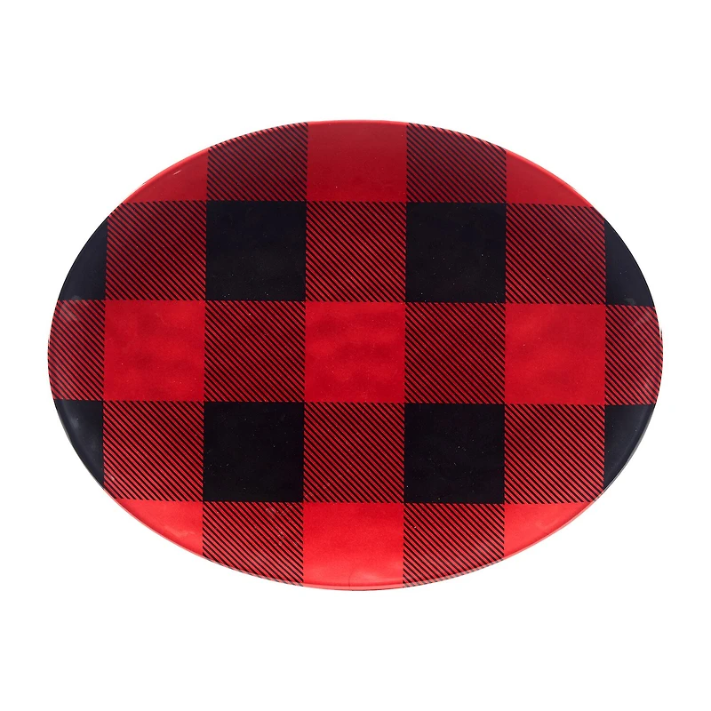 Certified International Red Buffalo Serving Platter
