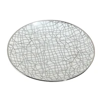 Certified International Mosaic Silver 6-pc. Porcelain Appetizer Plate