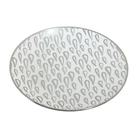Certified International Mosaic Silver 6-pc. Porcelain Appetizer Plate