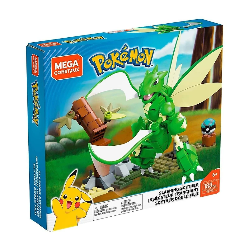 Pokemon Mega Construx Building Set - Slashing Scyther Building Set