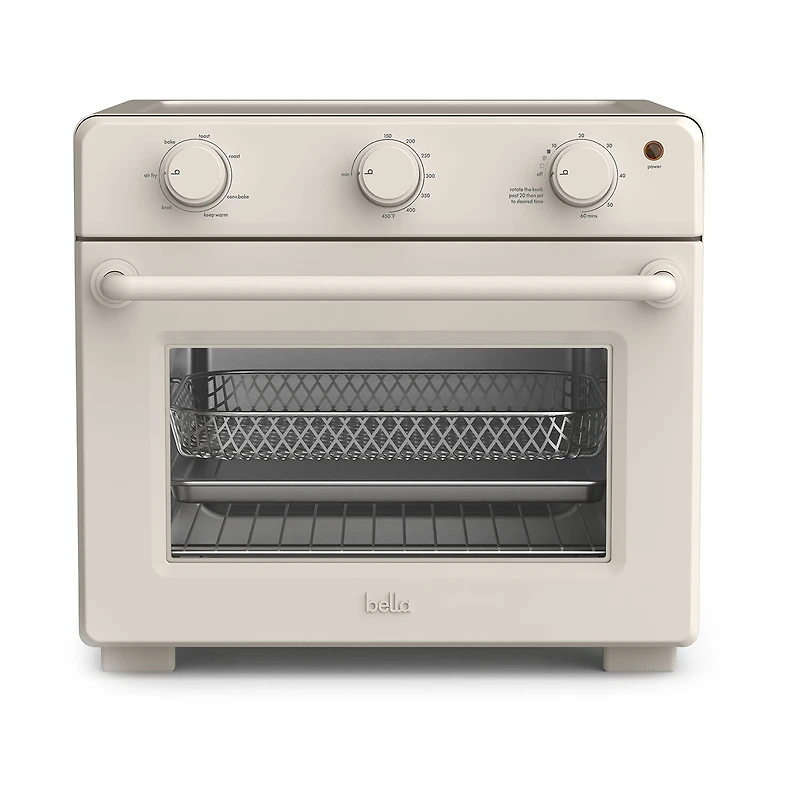 bella 6-Slice Toaster Oven Air Fryer, Fits-anywhere™ kitchenware