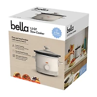 bella 1.5Qt Slow Cooker, Fits-anywhere™ kitchenware