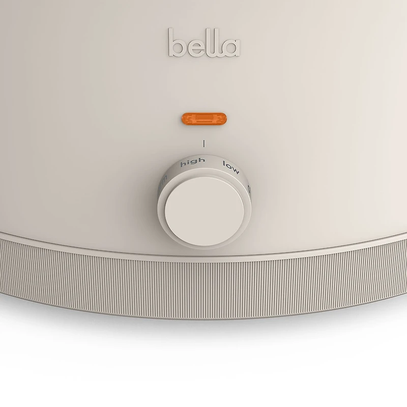 bella 6Qt Manual Slow Cooker, Fits-anywhere™ kitchenware