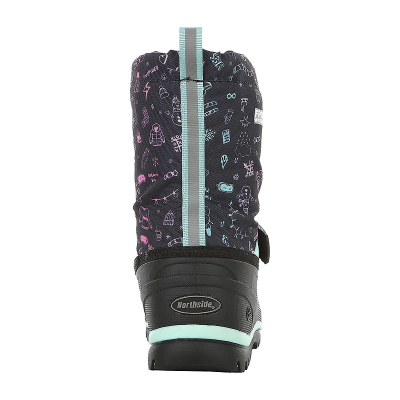 Northside Little & Big Kid Girls Frosty Waterproof Insulated Flat Heel Snow Boots