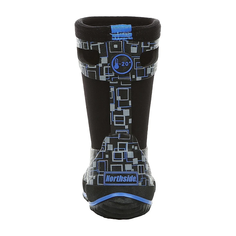 Northside Little & Big Kid Boys Raiden Waterproof Insulated Flat Heel Rain Boots