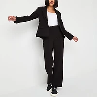 by&by Womens Juniors Wide Leg High Rise Trouser