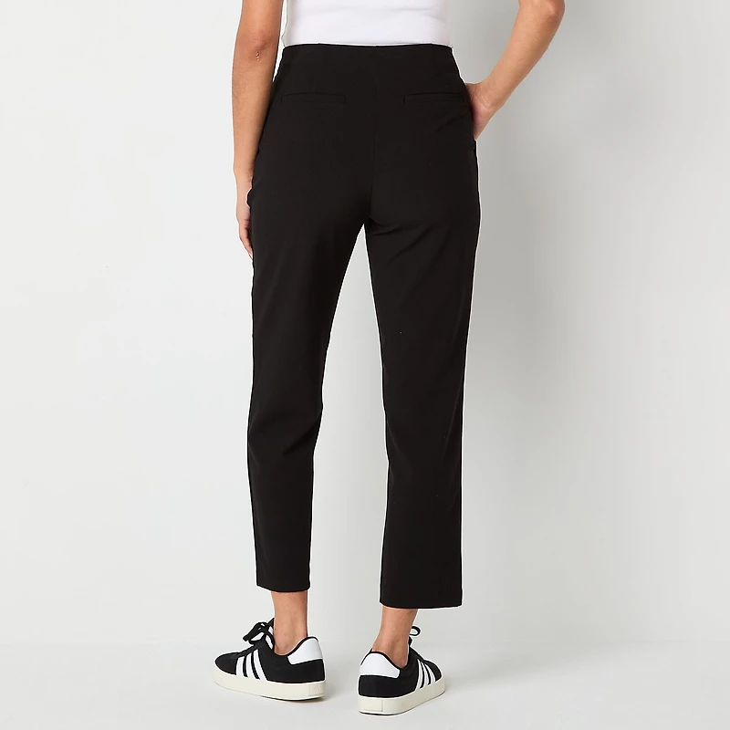 by&by Womens Juniors Slim Mid Rise Ankle Pant