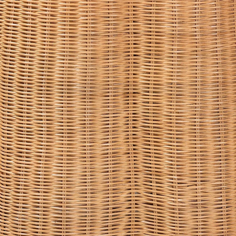 Palm Rattan End Table