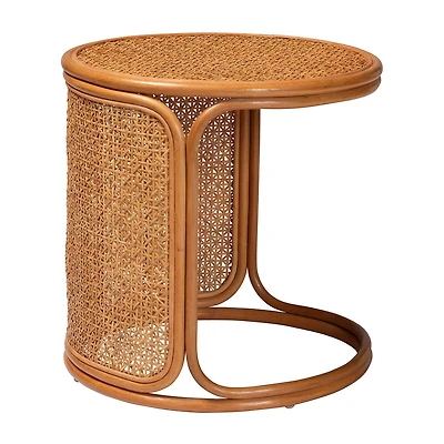 Eldon Rattan End Table