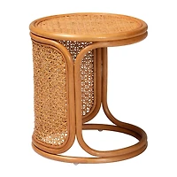 Eldon Rattan End Table