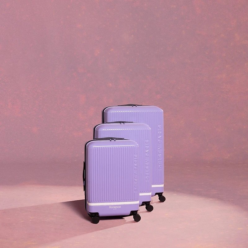 Florence By Mills X Delsey Paris Spin Me Away Inch Hardside Expandable Checked Spinner Luggage