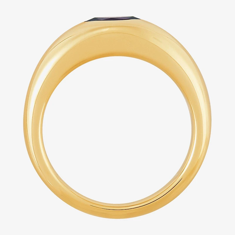 Limited Quantities! Womens 6.5MM Genuine Purple Amethyst 14K Gold Marquise Band