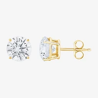 (G-H, Si2) Womens 5 CT. T.W. Lab-Grown Diamond 10K Gold Round 2-pc. Jewelry Set
