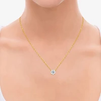 (G-H, Si2) Womens 5 CT. T.W. Lab-Grown Diamond 10K Gold Round 2-pc. Jewelry Set