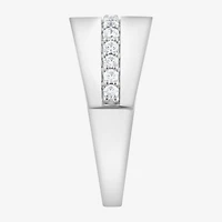 (F,Si2) Mens 1/2 CT. T.W. Lab Grown White Diamond Sterling Silver Fashion Ring