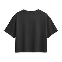 Disney Collection Little & Big Kid Girls Round Neck Short Sleeve Regular Fit Mickey Mouse Graphic T-Shirt