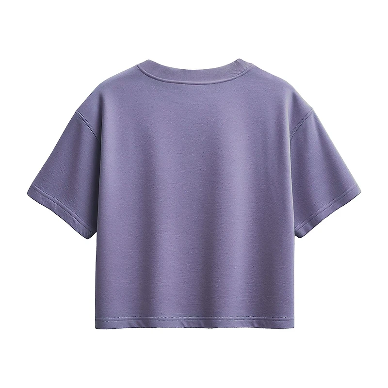 Disney Collection Little & Big Kid Girls Round Neck Short Sleeve Regular Fit Graphic T-Shirt