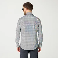 Opposuits Discoballer Mens Regular Fit Long Sleeve Dress Shirt